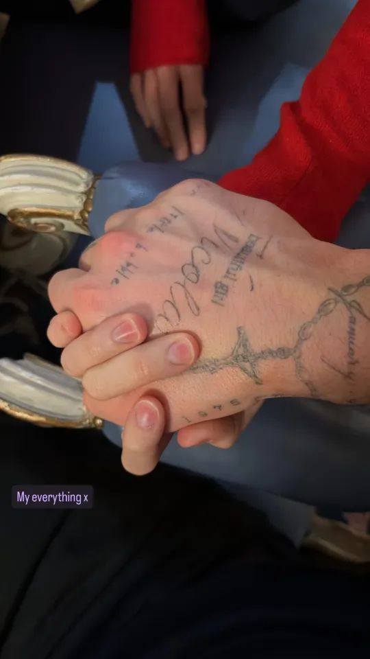 InstaStory Brooklyna Beckhama