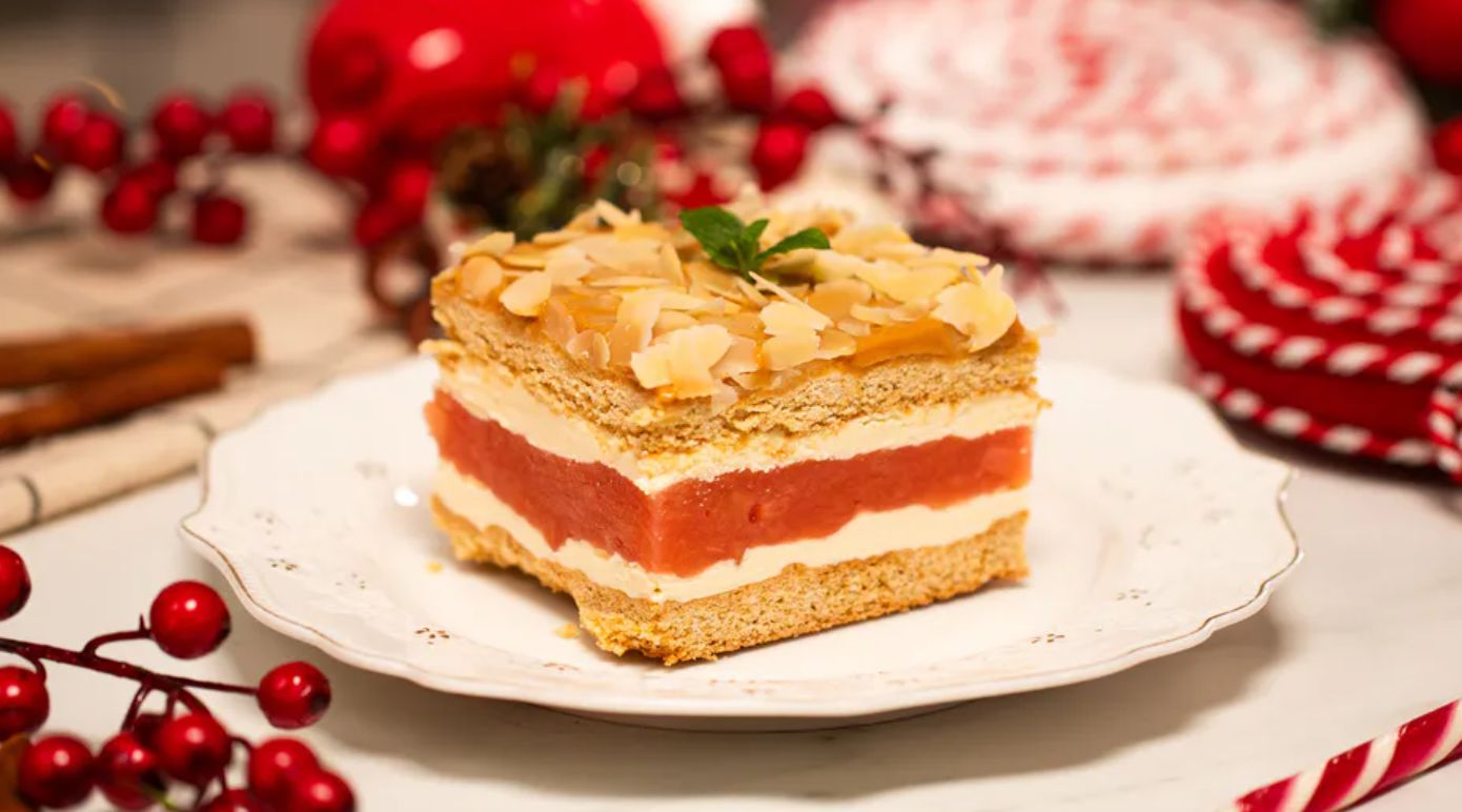 Miodownik z jabłkami to dobry przykład świątecznej klasyki