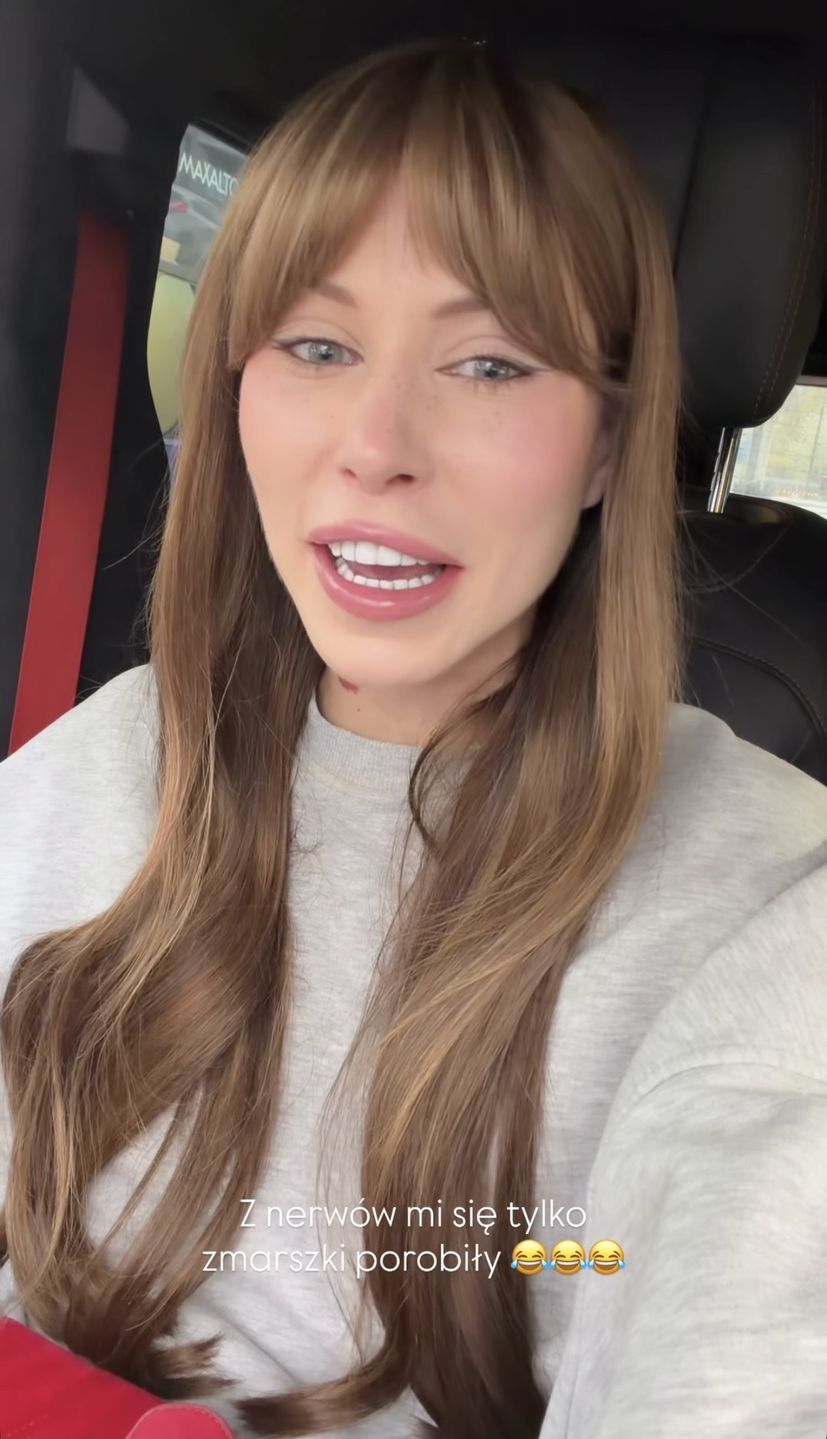 Julia von Stein znalazła zmarszczkę