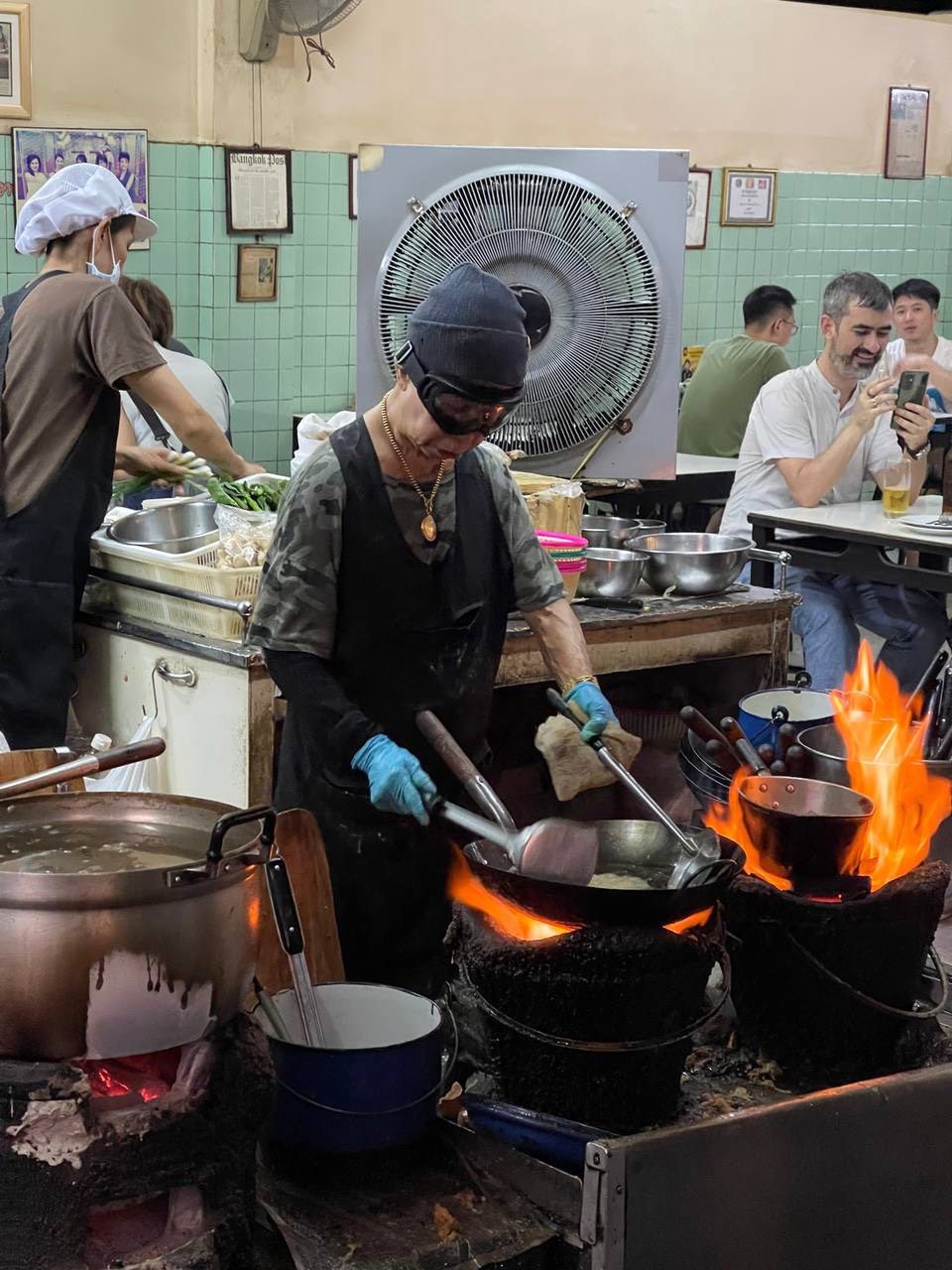 Street food Jay Fai w Bangkoku
