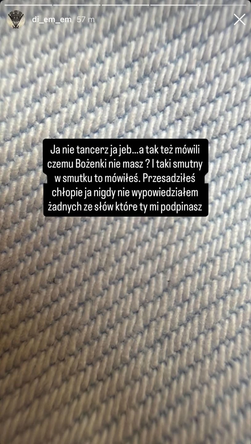 Daniel Martyniuk atakuje Macieja Pelę