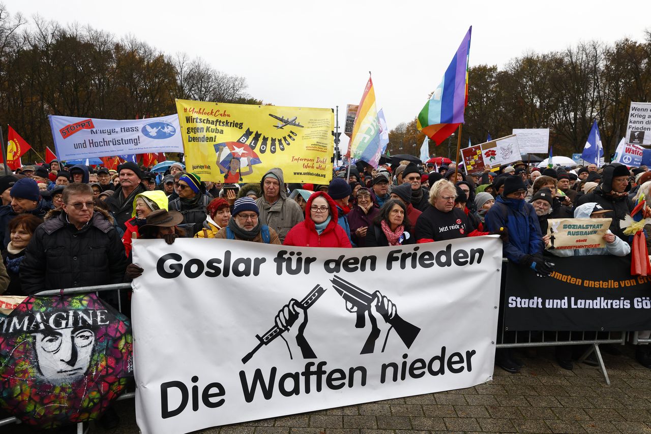 Demonstracja w Berlinie. Rosyjskie media zachwycone