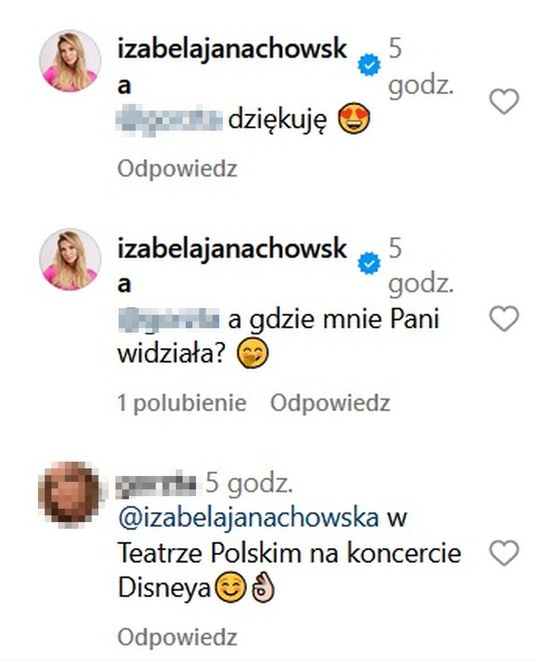 Odpowiedź Izabeli Janachowskiej