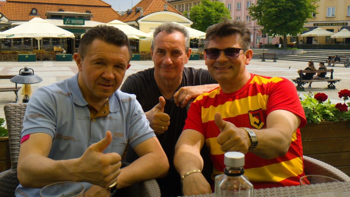 Na zdjęciu Zenon Martyniuk, Dariusz Snarski i Edward Durda