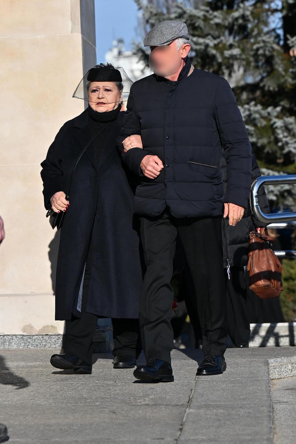 Pogrzeb męża Ewy Bem