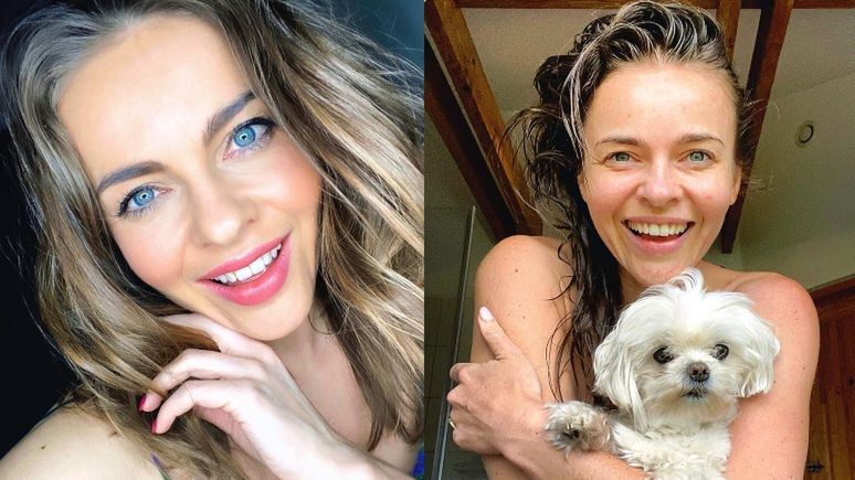 Edyta Herbuś pozuje w naturalnym wydaniu