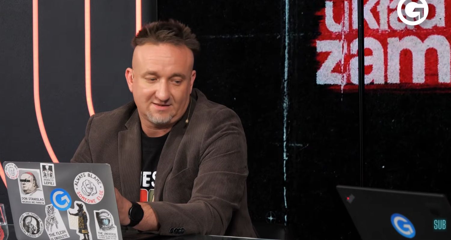 Radosław Gruca poza Gońcem