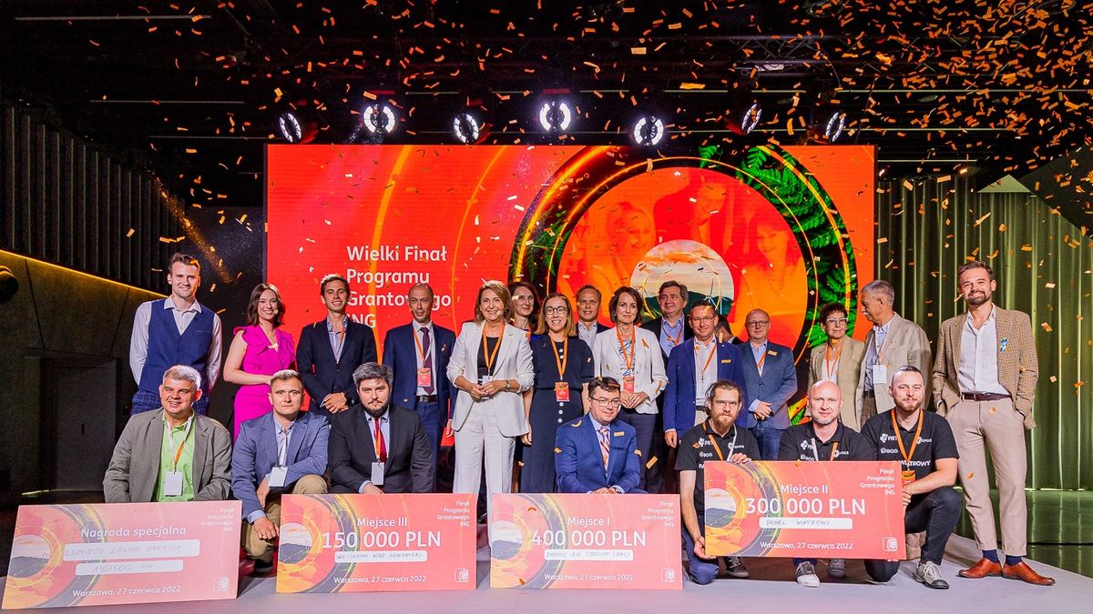 Konkurs organizowany przez ING to część działań z zakresu ESG (Environmental, Social and corporate Govenrance), czyli dążenia do zrównoważonego rozwoju, biorącego pod uwagę nie tylko względy istotne dla środowiska, ale też dla ogółu społeczeństwa i organizacji.