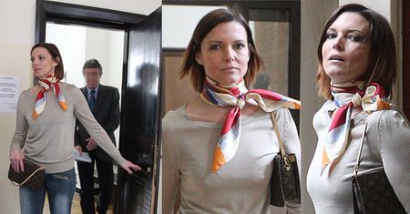 Felicjańska na sprawie rozwodowej BEZ STANIKA? (ZDJĘCIA)