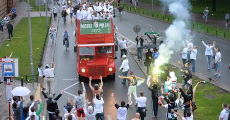 Legia świętuje zwycięstwo w T-Mobile Ekstraklasie