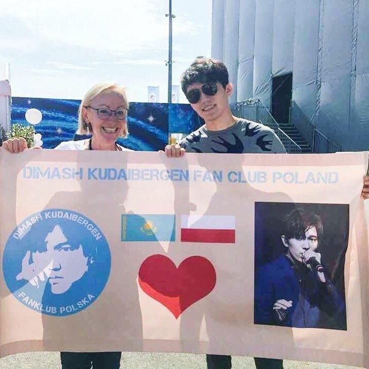 Teresa podczas spotkania z Dimashem