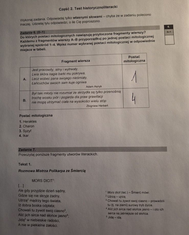 Matura 2025 z języka polskiego. Odpowiedzi i arkusz CKE