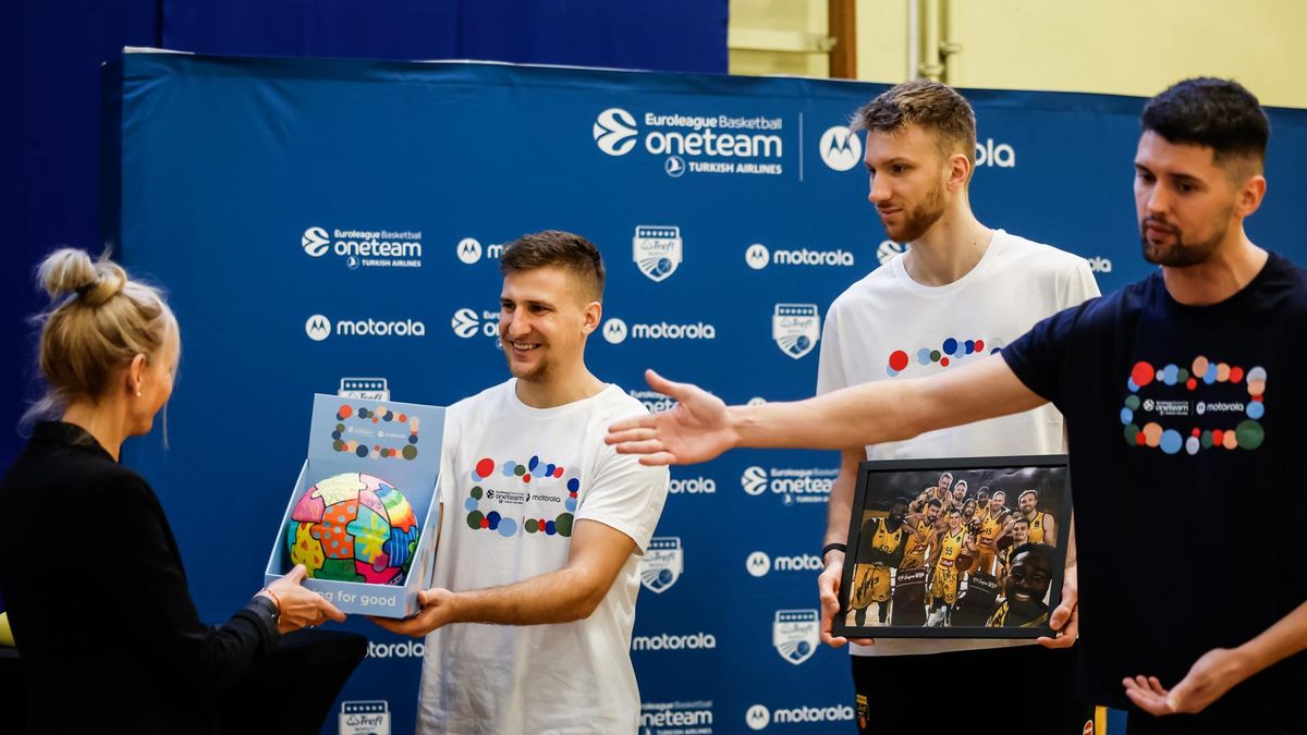 Motorola i Trefl Sopot startują z inicjatywą "Bouncing For Good" EuroLeague Basketball