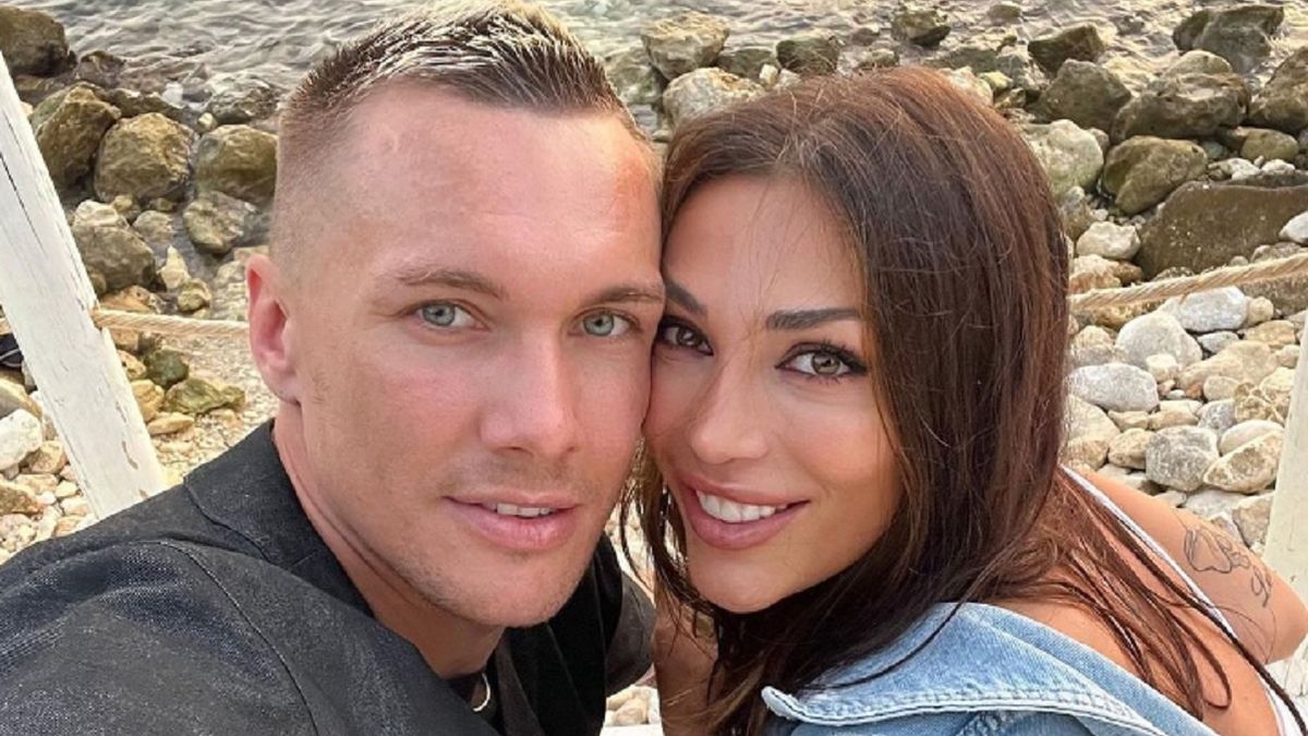 Na zdjęciu: Łukasz Skorupski i jego żona Matilde Rossi