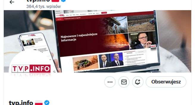 TVP Info odzyskało profil w X