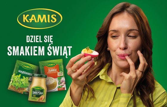 Kamis w kampanii zachęca, by "dzielić się smakiem świąt"