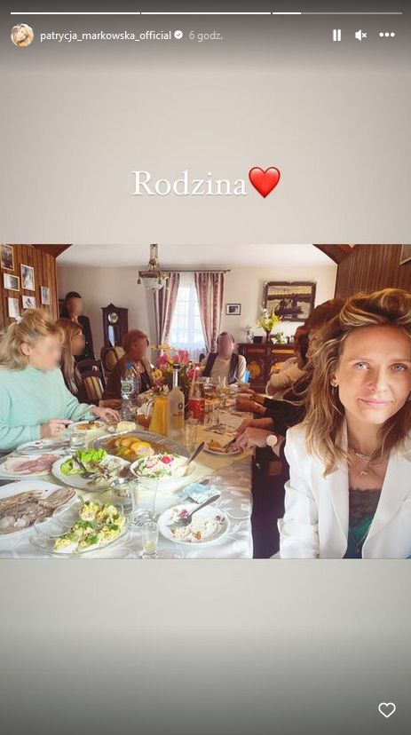 Patrycja Markowska z rodziną
