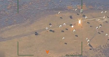 Rosyjskie uderzenie na Ukrainę. Skuteczny atak na śmigłowce Mi-8