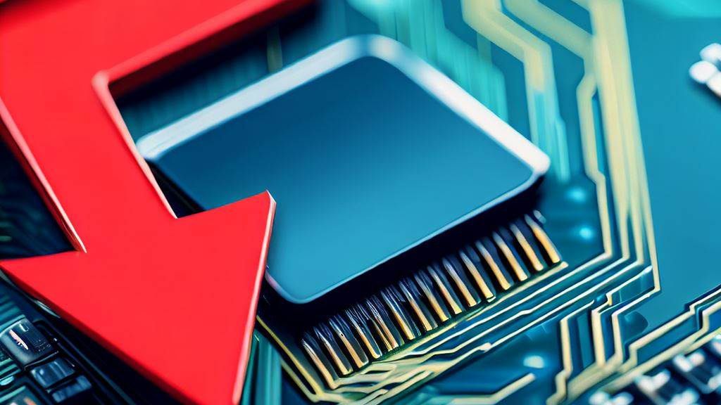 Spadek sprzedaży chipów pamięci