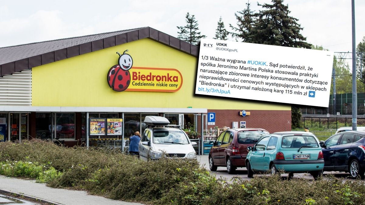 Ponad sto milionów złotych kary dla Biedronki. UOKiK wygrywa z gigantem w sądzie