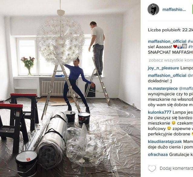 Maffashion pochwaliła się nowym mieszkaniem (fot Instagram)
