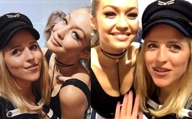 Jessica Mercedes pozuje z Gigi Hadid (FOTO)