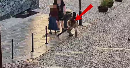 Nie potrafił tego wyjaśnić. Bulwersujące sceny. Nagranie z Olsztyna