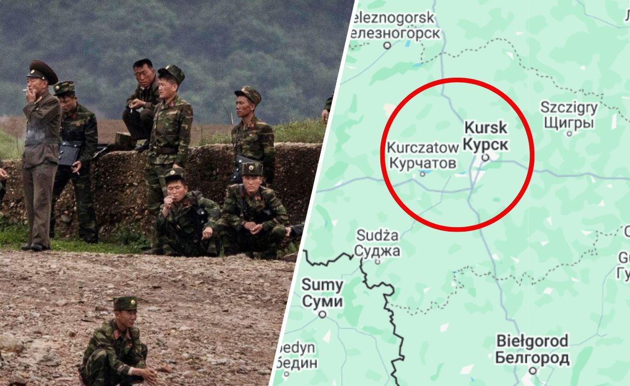Russians are hiding Kim's soldiers in the Kursk region.