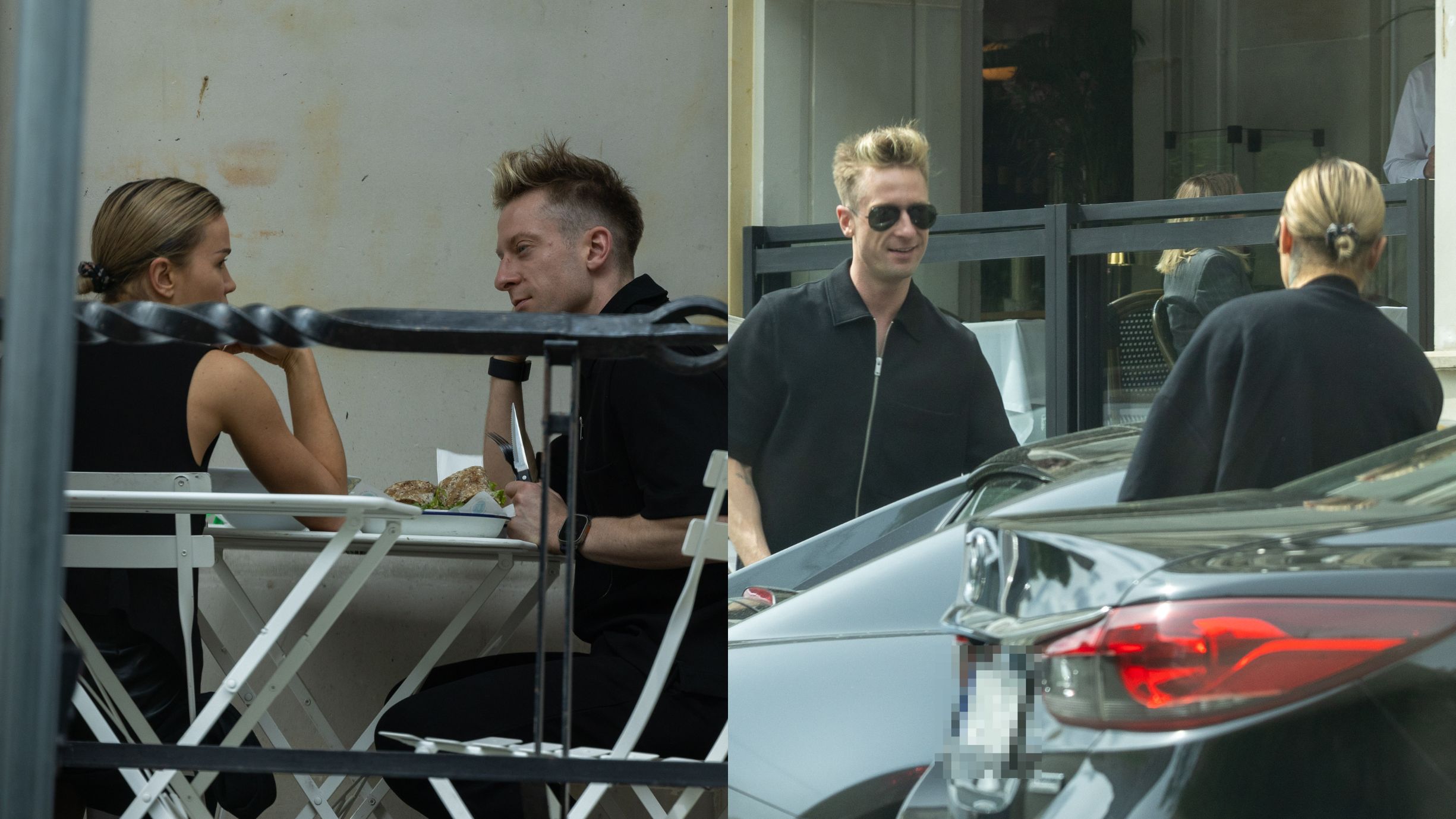 Naturalna Maffashion z Michałem Danilczukiem wcinają kanapki po finale "Tańca z Gwiazdami (ZDJĘCIA)