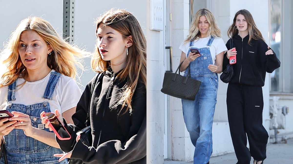 Sienna Miller na zakupach z córką