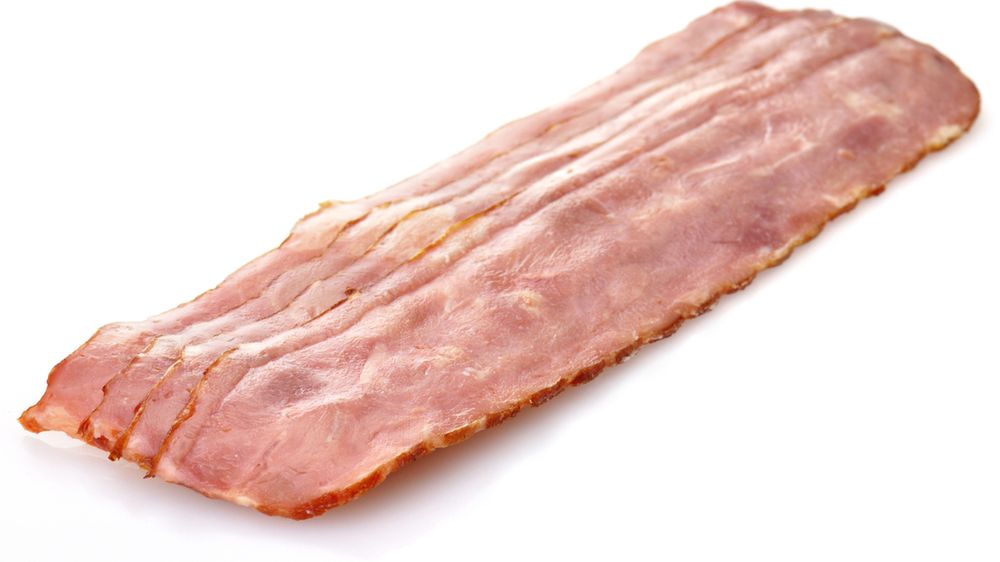 Surowy bekon z indyka