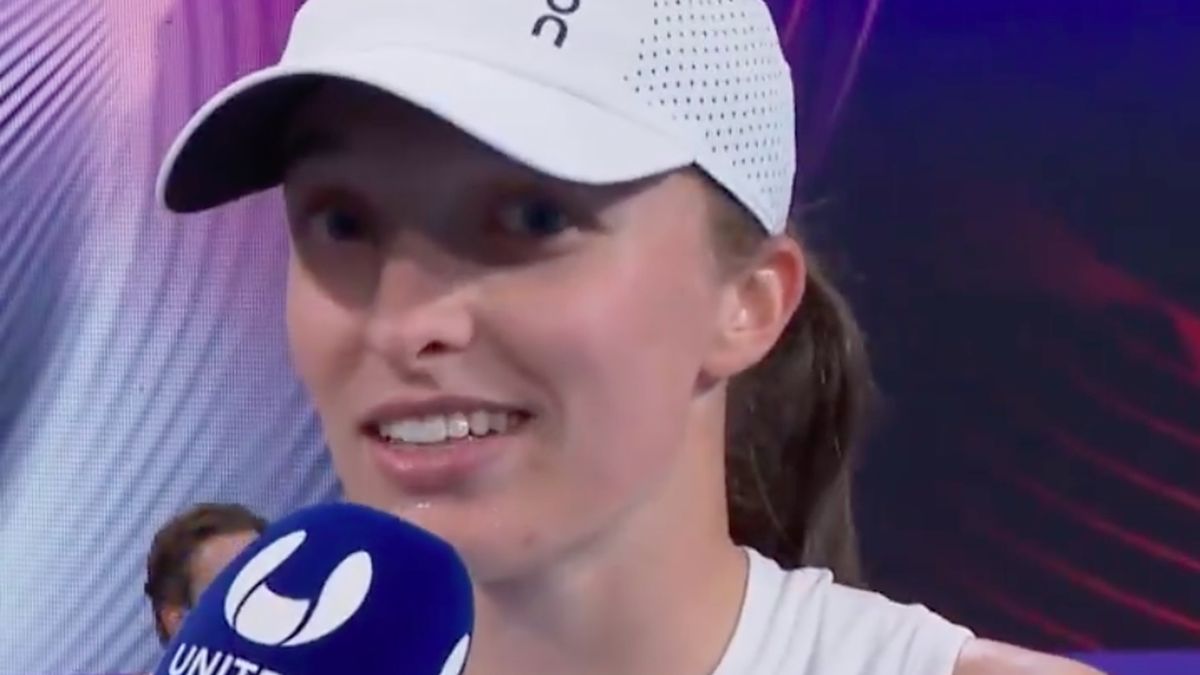 Twitter / Tennis TV / Na zdjęciu: Iga Świątek