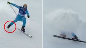 Jechał po medal i nagle wszystko się posypało. Co za pech olimpijczyka [WIDEO]