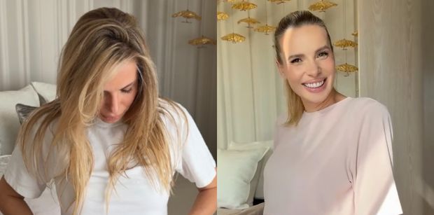 Izabela Janachowska wykorzystała internetowy trend i pokazała ciążowy brzuch. Poród tuż-tuż (FOTO)