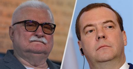 Słowa Wałęsy zabolały Rosjan. Wściekła reakcja Miedwiediewa
