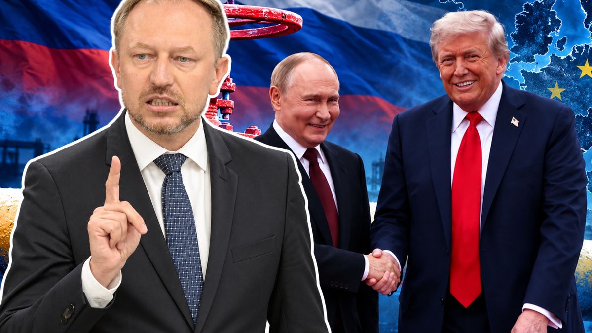 Na pierwszym planie wiceminister energii Wojciech Wrochna