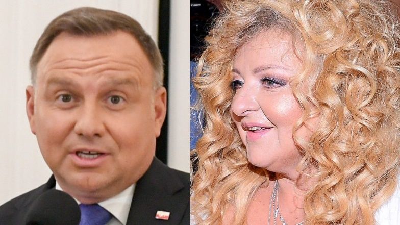 Magda Gessler śmieje się z Andrzeja Dudy