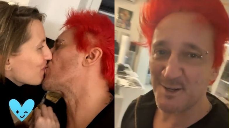 Michał Wiśniewski całuje na pożegnanie piątą żonę