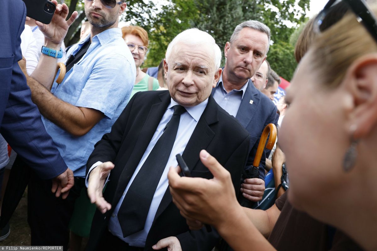Spotkanie Jarosława Kaczyńskiego z wyborcami