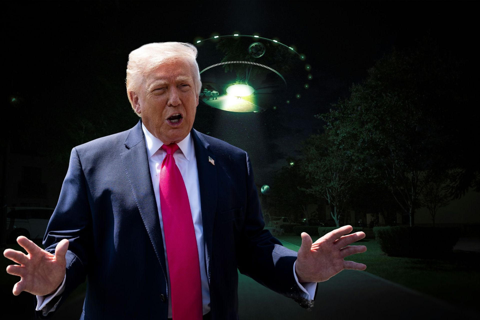 Trump obiecuje ujawnienie tajnych dokumentów o UFO