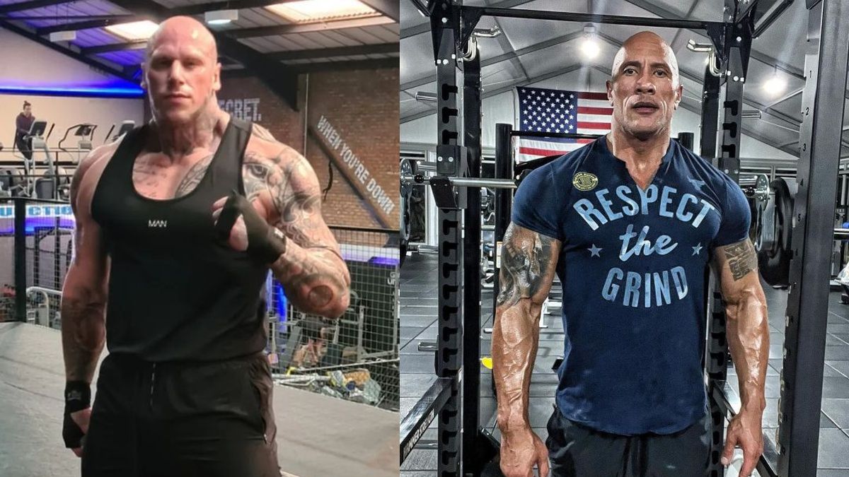 Martyn Ford i Dwayne Johnson