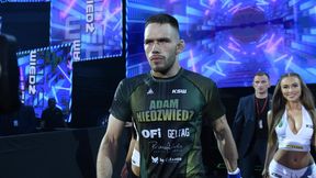Adam Niedźwiedź wyjawił, co wydarzyło się przed walką na ostatniej gali KSW