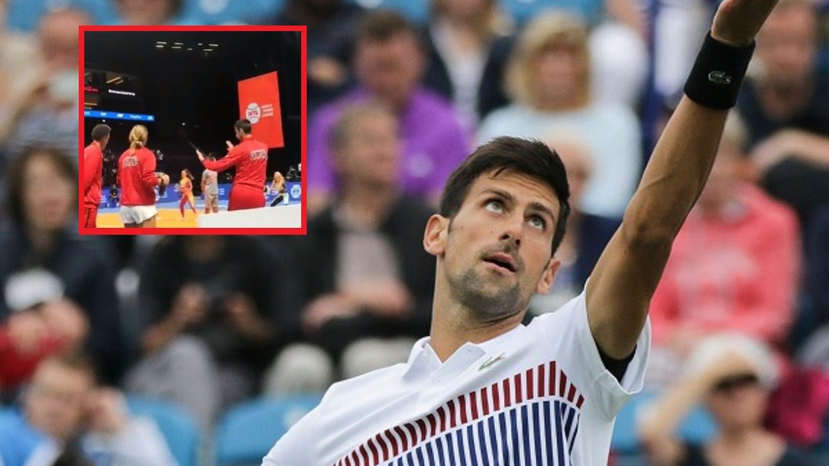 Novak Djoković zatańczył przed meczem w World Tennis League