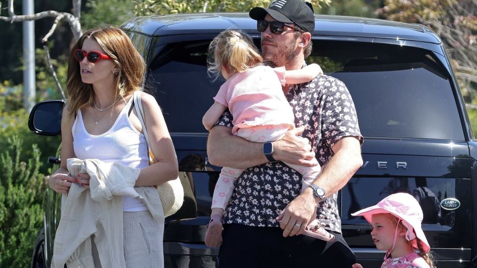 Katherine Schwarzenegger i Chris Pratt z dziećmi