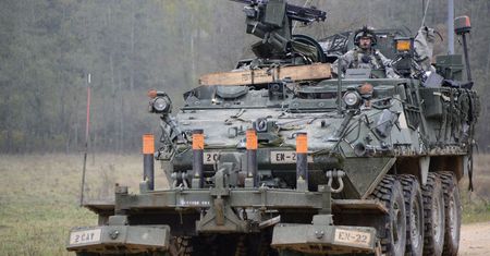 Siły Zbrojne Ukrainy. Trwają próby z pojazdem M1132 Stryker