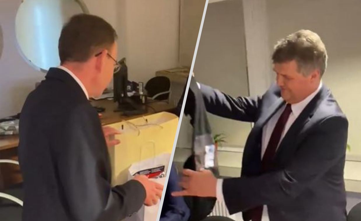 Witano ich jak bohaterów. Żenująca scena w TV Republika