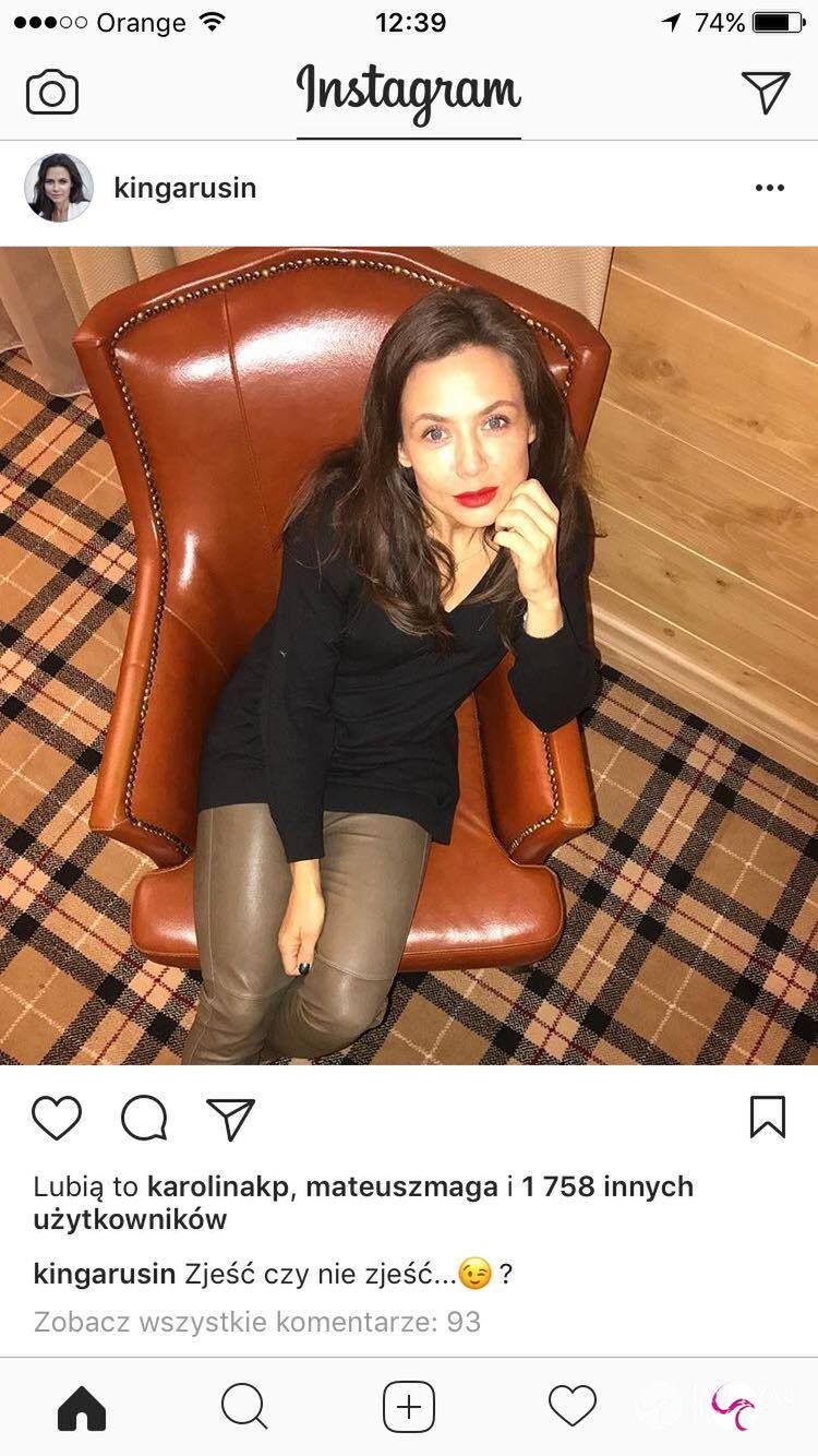 Kinga Rusin: Tłusty Czwartek 2017 u gwiazd
