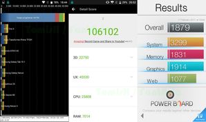 Quadrant Standard Edition, AnTuTu, Basemark OS II