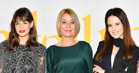 Agnieszka Więdłocha w koronkach i Edyta Olszówka z bufiastymi rękawami wpadły na premierę filmu. Kto jeszcze był? (ZDJĘCIA)