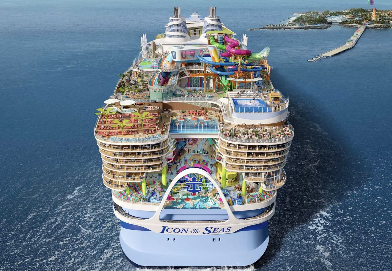 Icon of the Seas will embark on its first passenger cruise in January 2024.